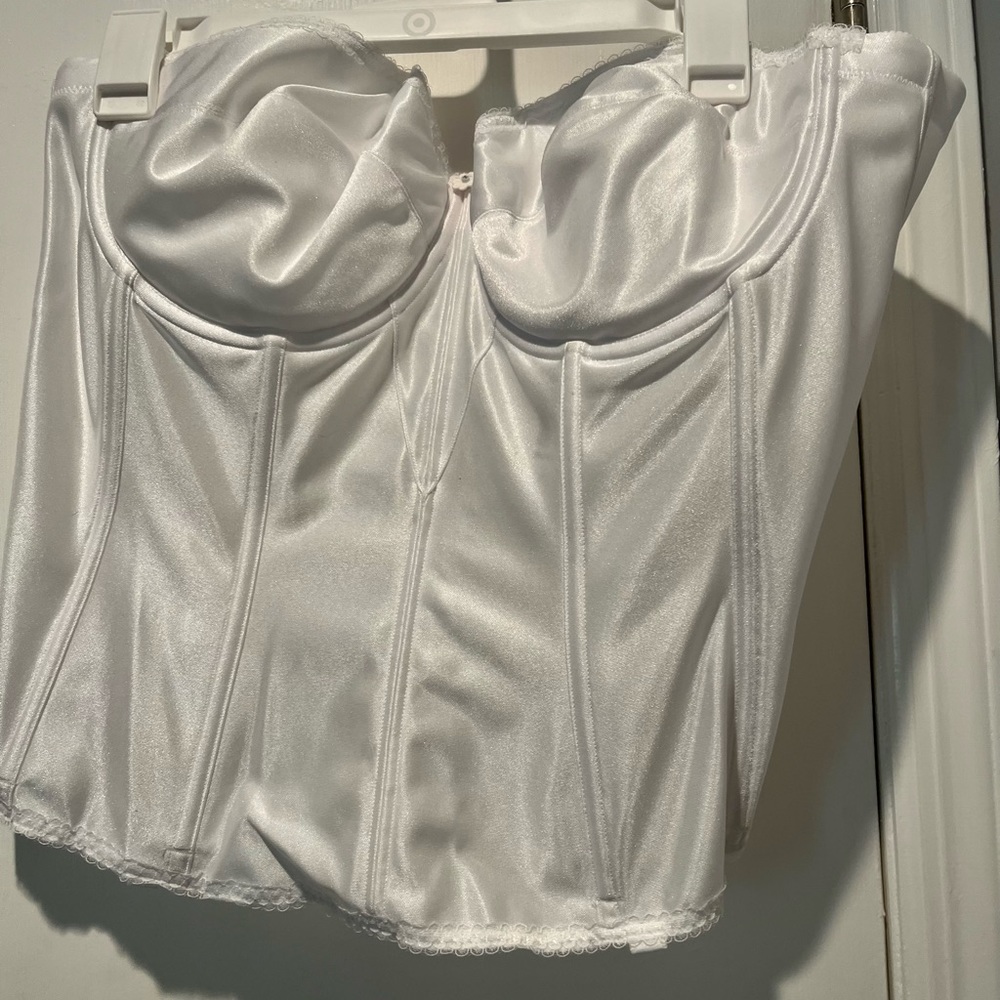 Bridal Bustier White 44C never worn